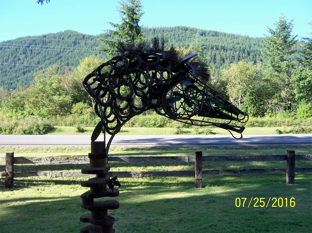 Recycled spirits of iron, Sculpture景点图片