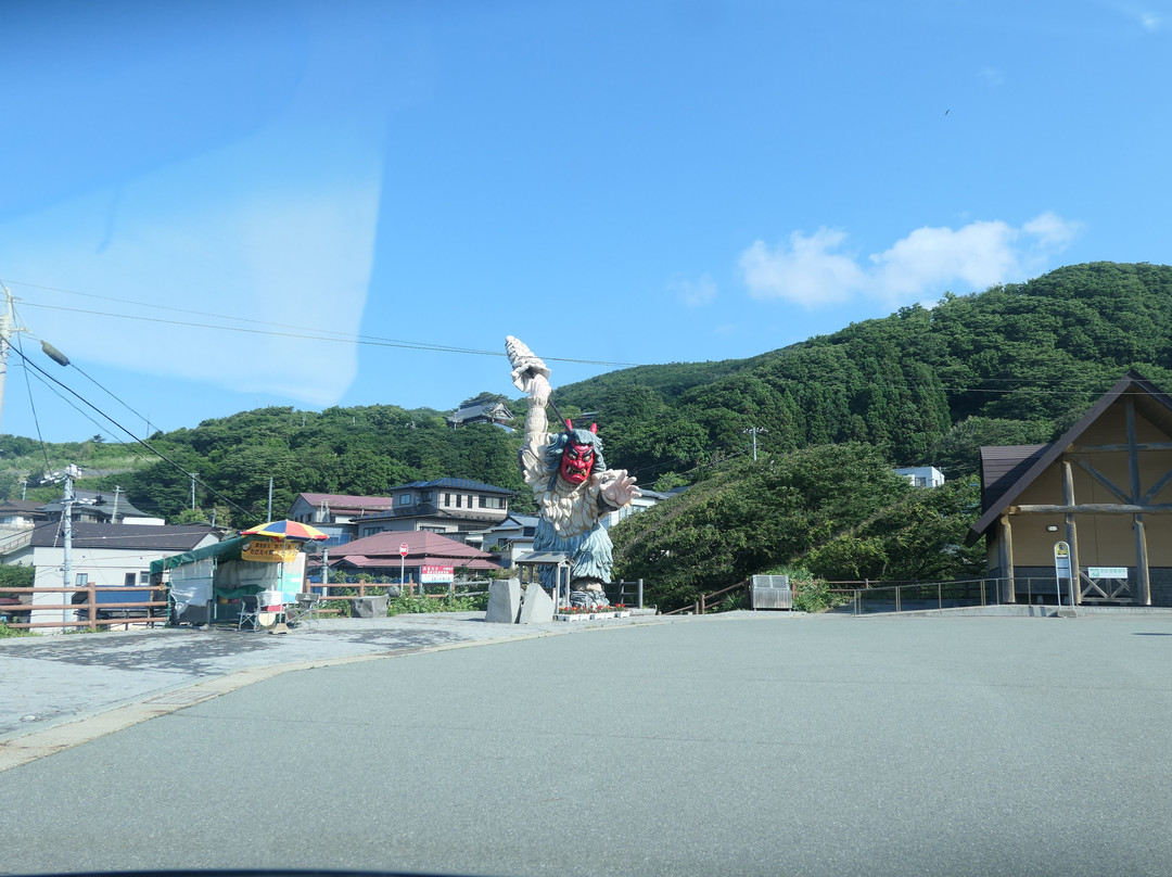 Namahage Statue in Monzen-男鹿市必去景点