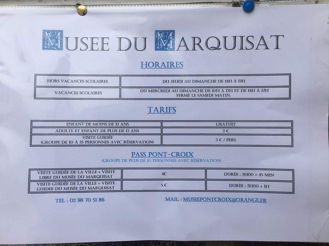 Musee du Marquisat-Pont-Croix必去景点
