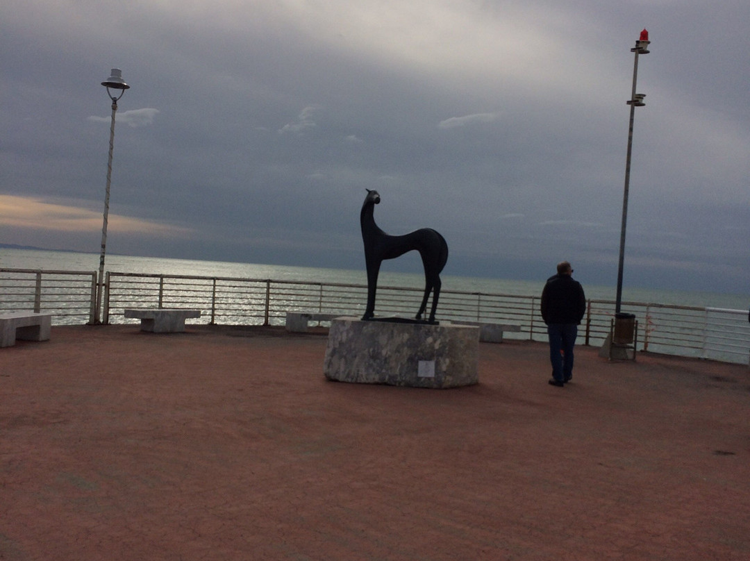 Statua del “Cavallino” dello scultore Riccardo Rossi-Marina di Massa必去景点