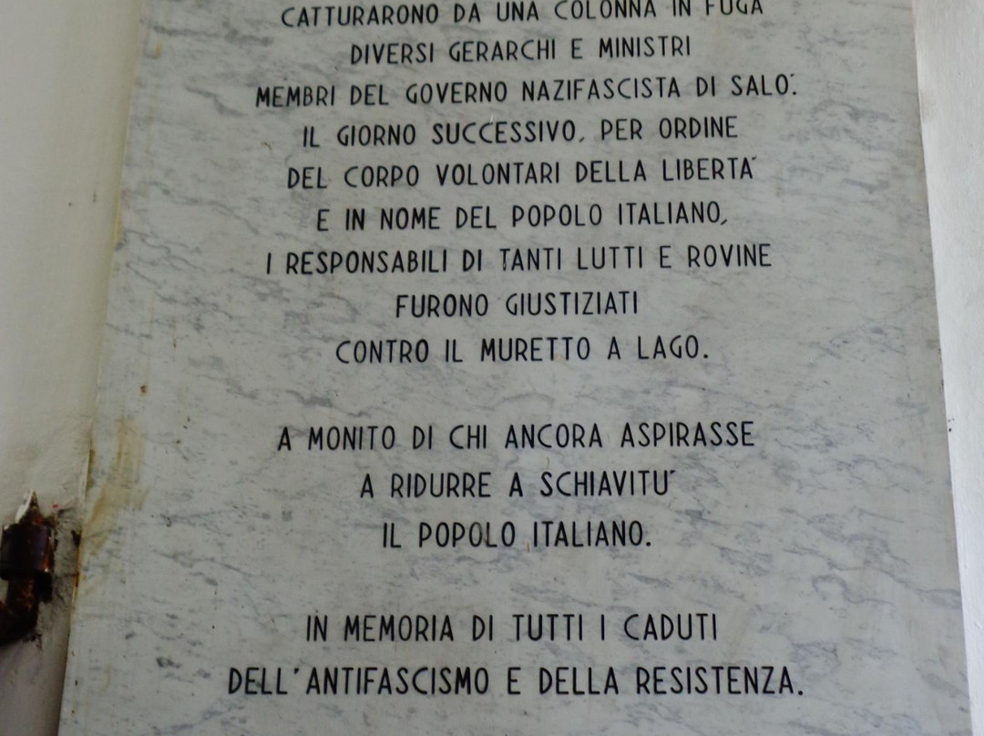 Museo della fine della Guerra-Dongo必去景点