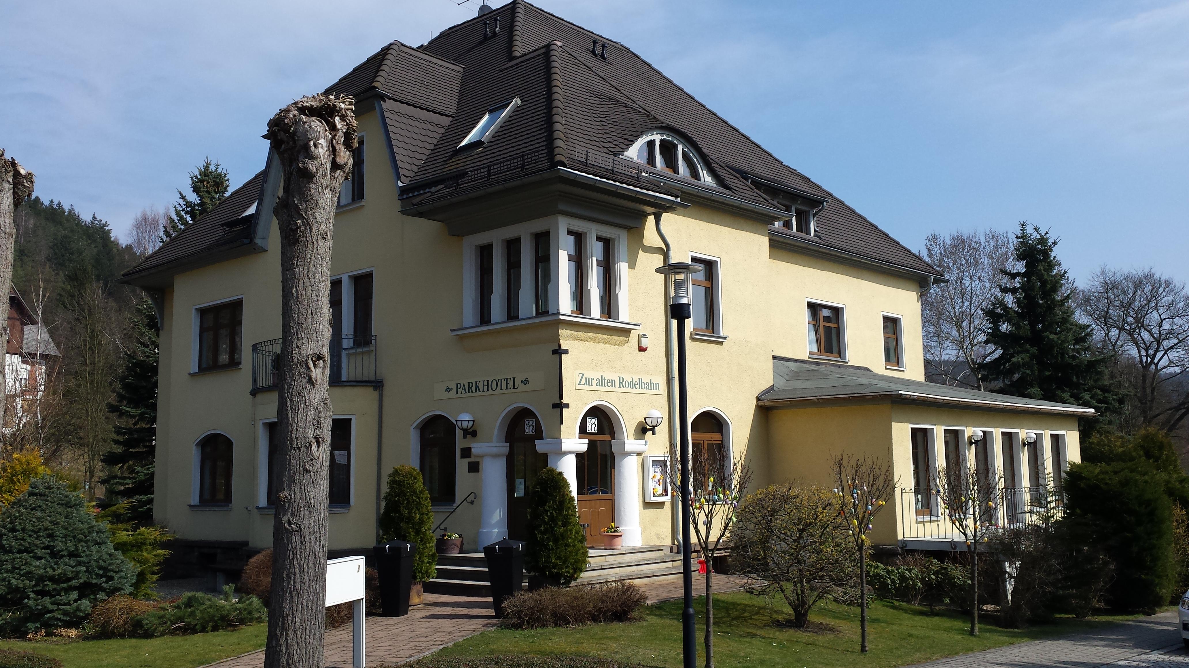 Parkhotel Zur Alten Rodelbahn-浴室