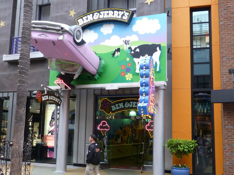 好莱坞环球影城步行街-洛杉矶必去景点