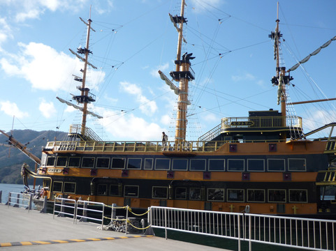 箱根观光船-箱根町必去景点