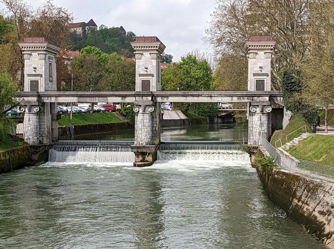 Ljubljanica River Barrier-卢布尔雅那必去景点