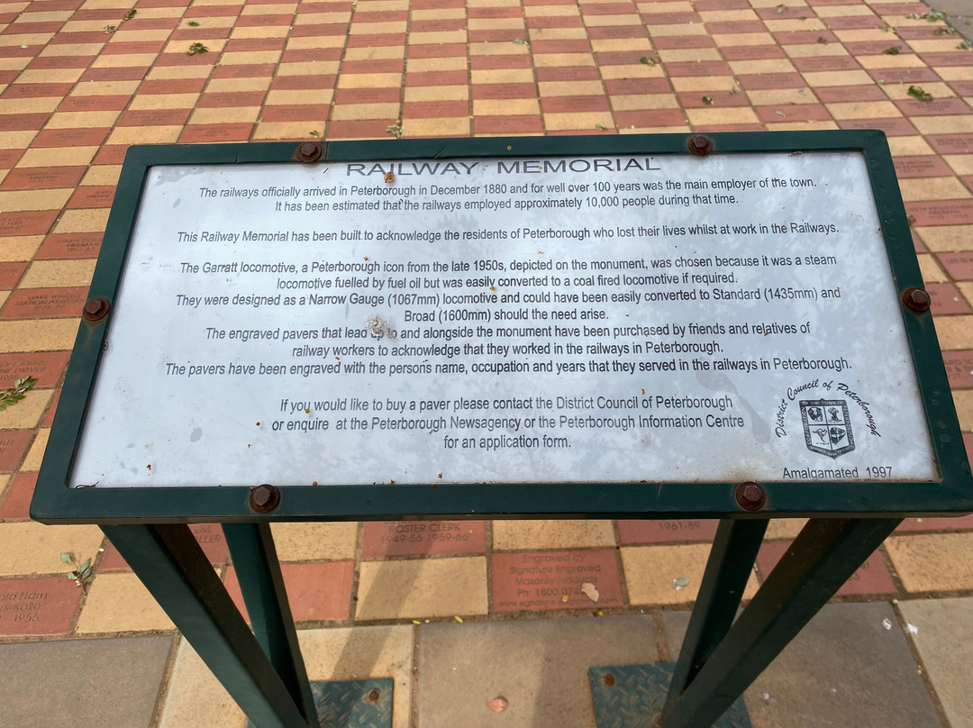 Railway Memorial-Peterborough必去景点