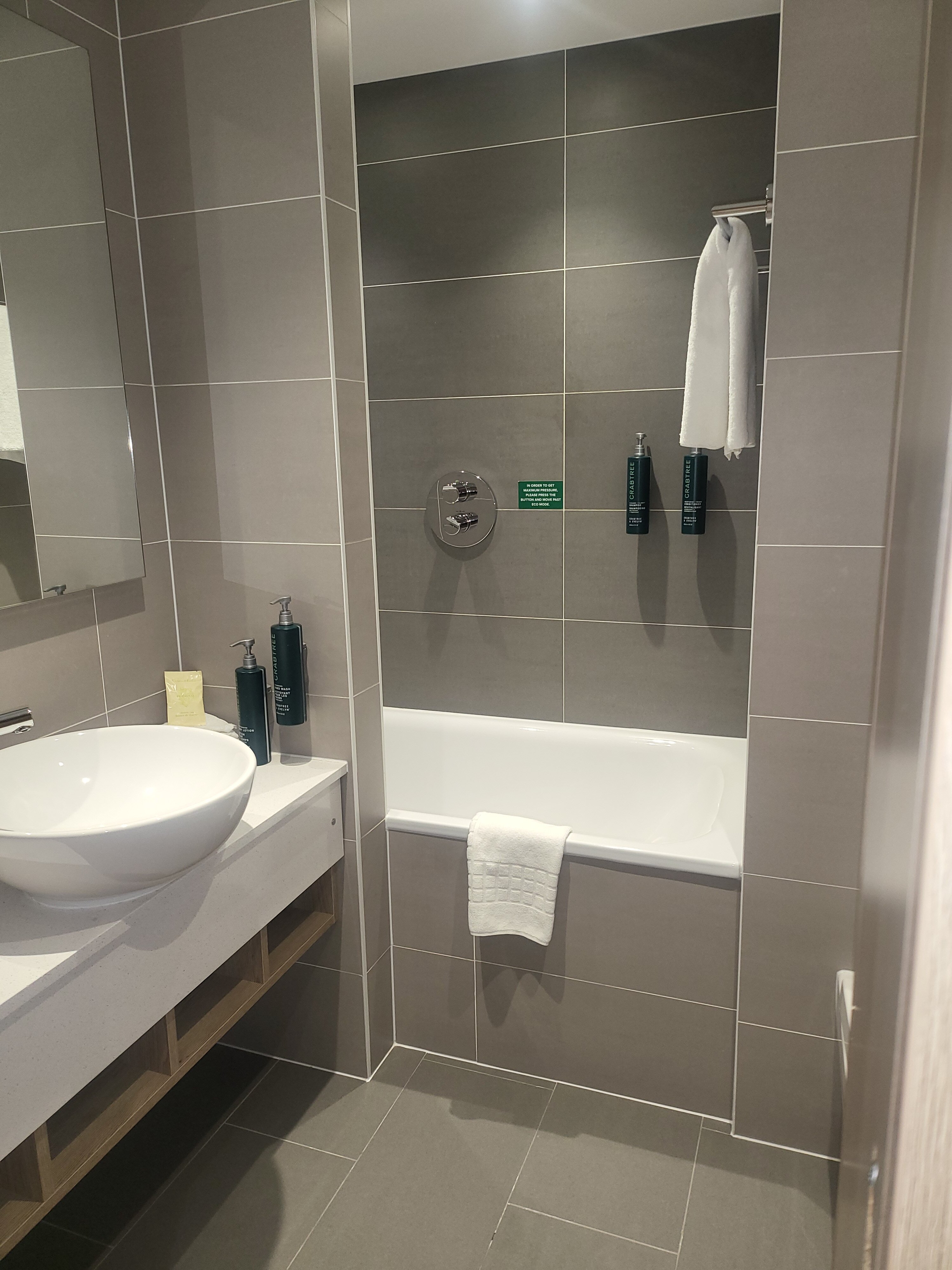 Hilton Garden Inn Manchester Emirates Old Trafford-浴室