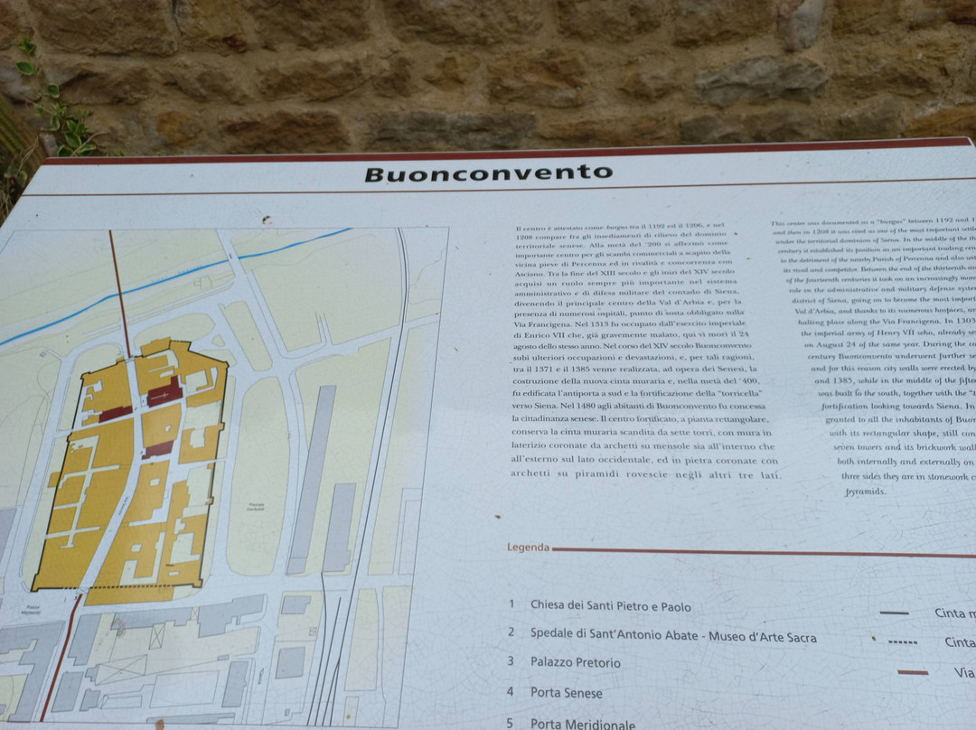 Borgo Medievale Cinto da Mura-Buonconvento必去景点