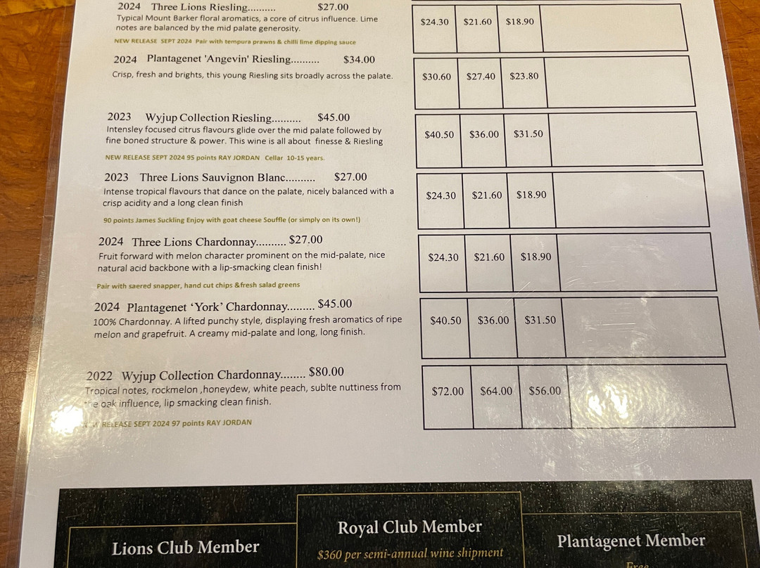 Plantagenet Wines-Mount Barker必去景点