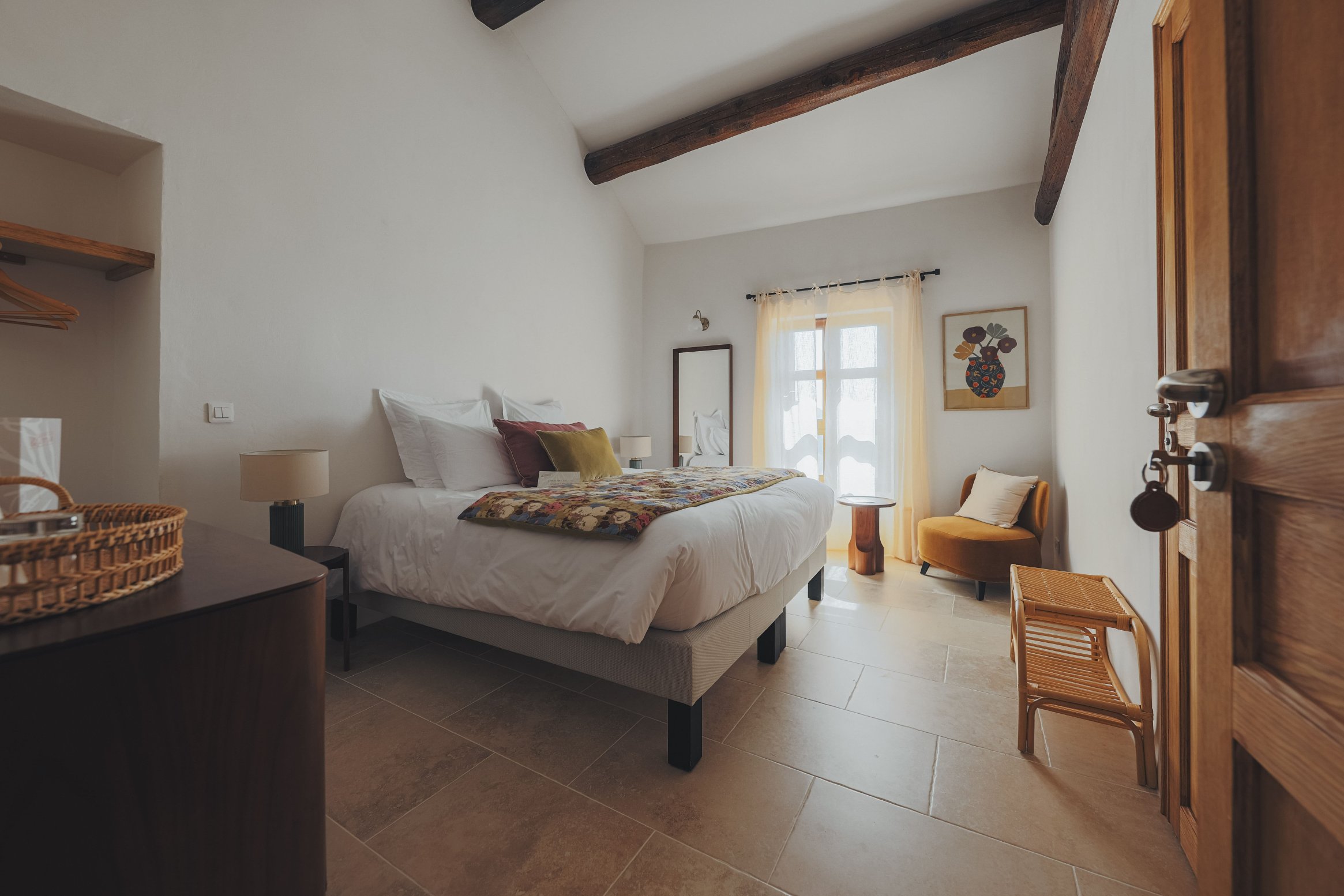 Chambres D'Hôtes Les Terrasses De La Borie-客卧