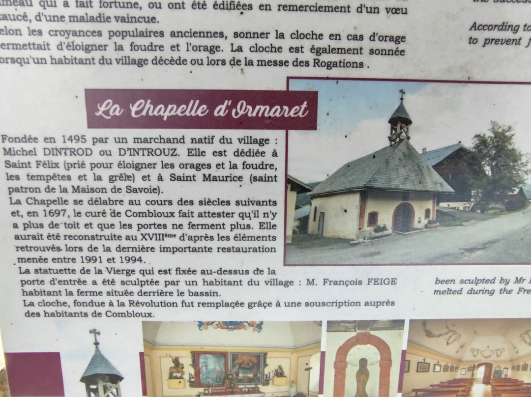 Chapelle d'Ormaret-Combloux必去景点