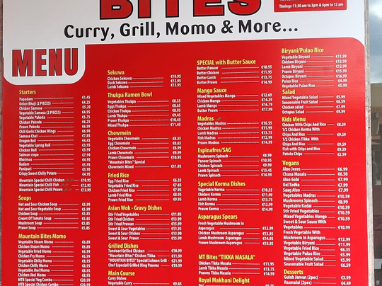 Mountain Bites Himalayan Fusion cuisine