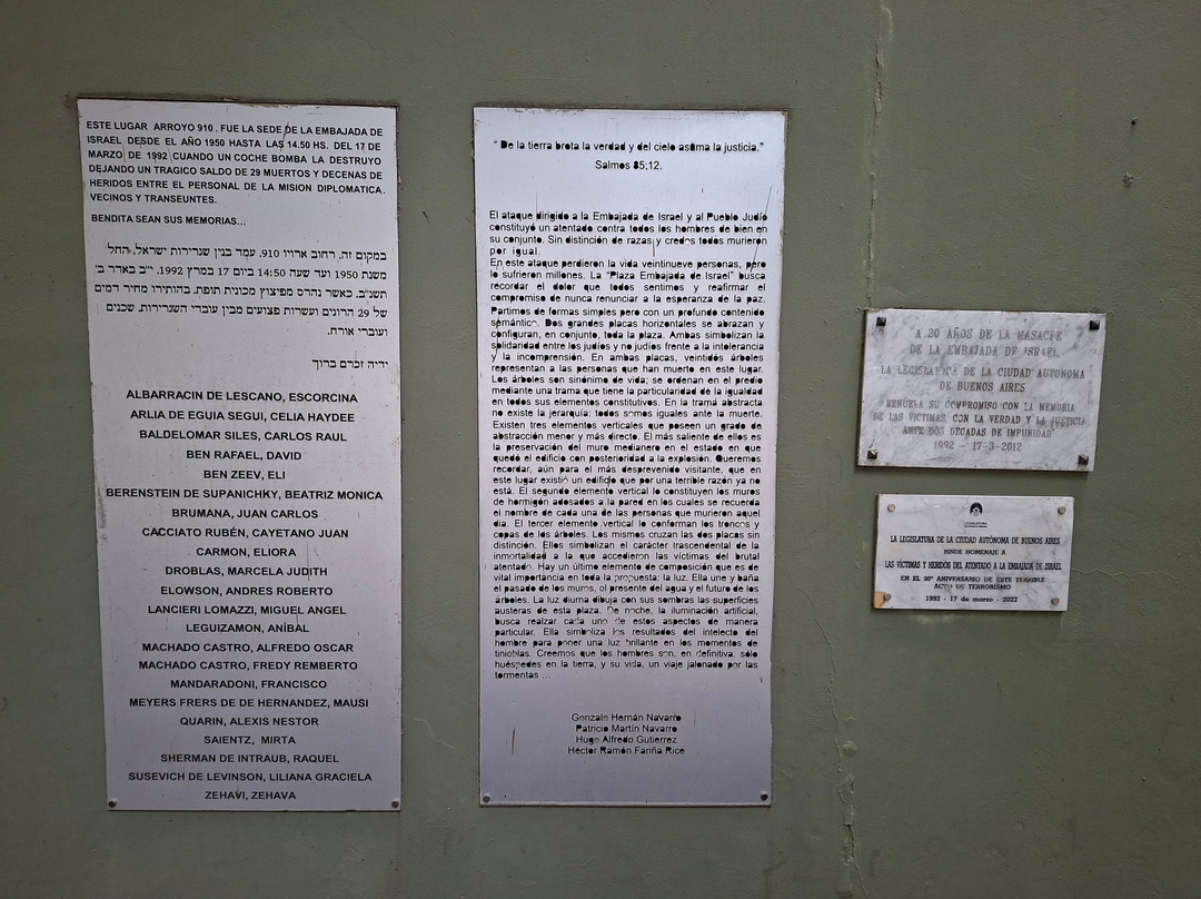 Plaza de la Memoria-布宜诺斯艾利斯必去景点