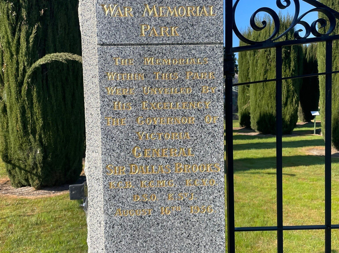 Great Western Memorial Park-Great Western必去景点