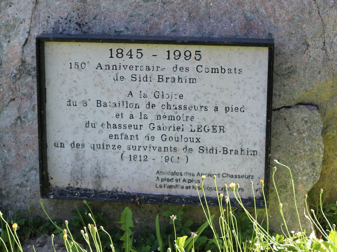 Stèle à la mémoire des chasseurs à pied景点图片