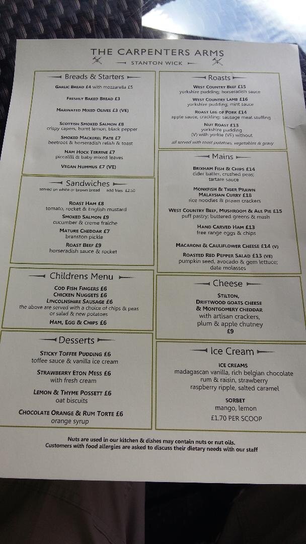 The Carpenters Arms-餐饮