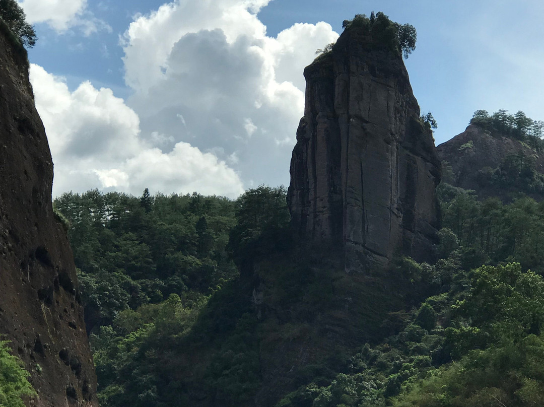 九曲溪竹筏漂流景点图片