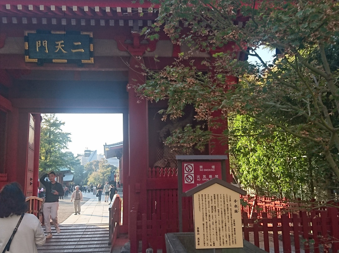 Senso-ji Temple Nitemmon Gate-Asakusa必去景点