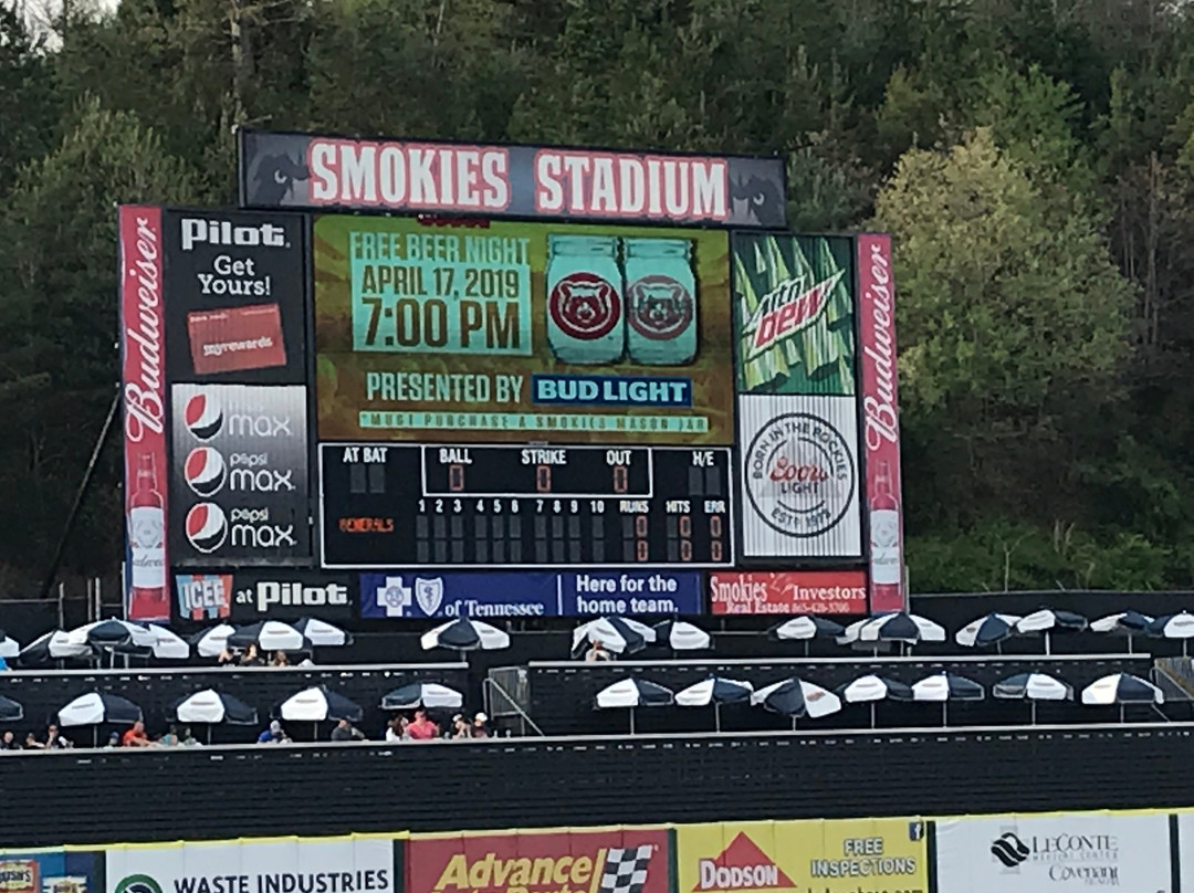 Tennessee Smokies Minor League Baseball and Smokies Park景点图片