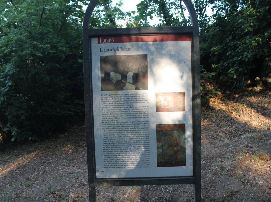 Tombe Golini e degli Hescana-Porano必去景点