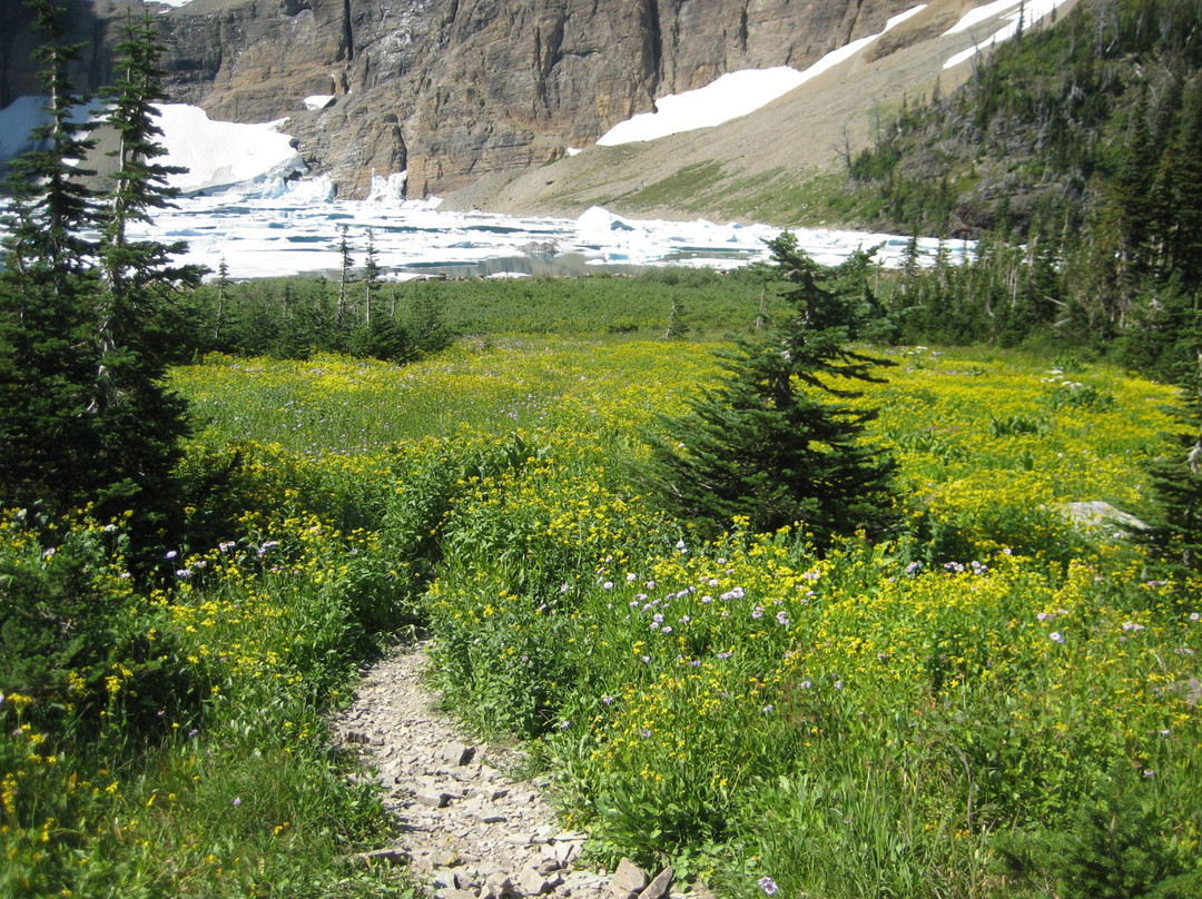 冰山湖小径-冰河国家公园必去景点
