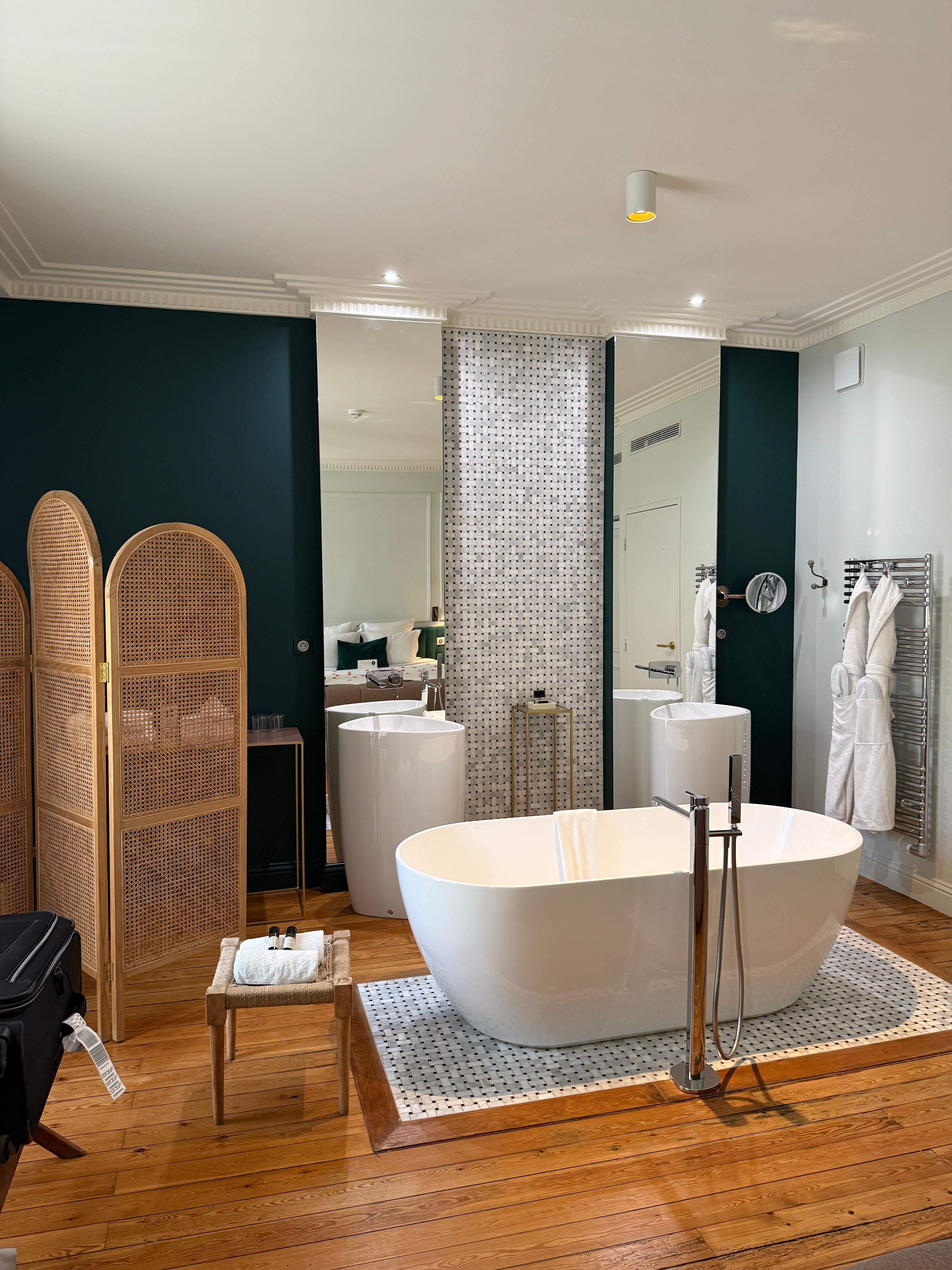 Hôtel Singulier Bordeaux-浴室