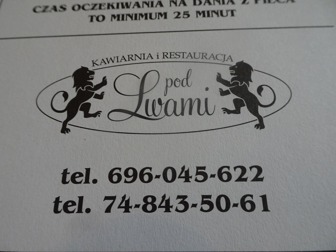 Szczawno Zdroj餐馆和美食-Pod Lwami