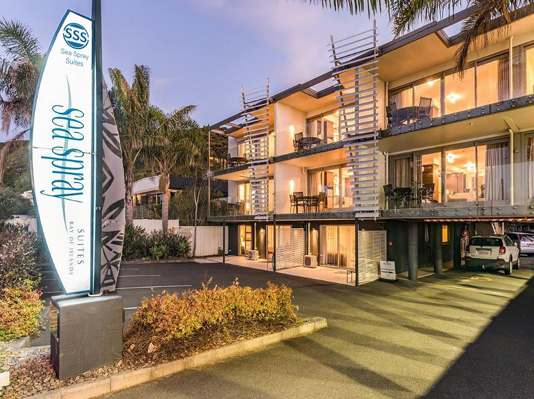 Waitangi酒店住宿-浪花套房