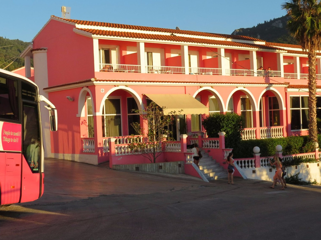 Agios Gordios酒店住宿-The Pink Palace