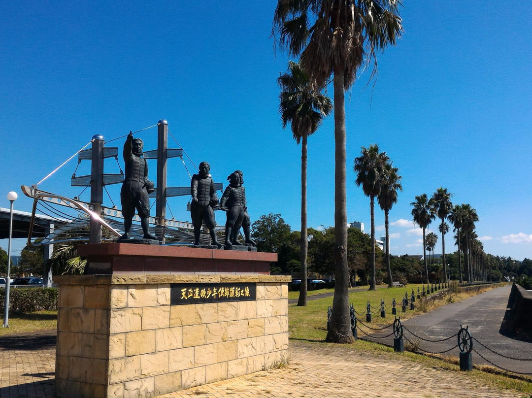 大村市旅游景点-The Statue of Tensho Ken-o  Shisetsu