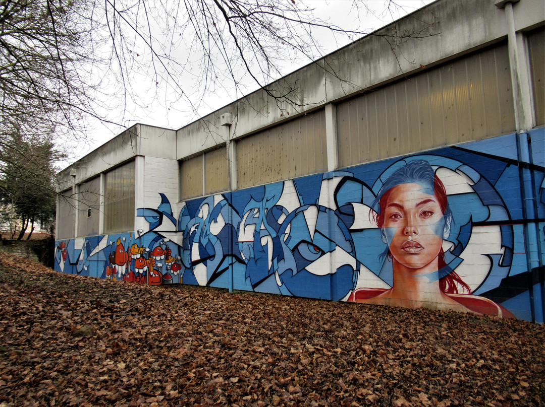 Fresque en hommage à la Marseillaise