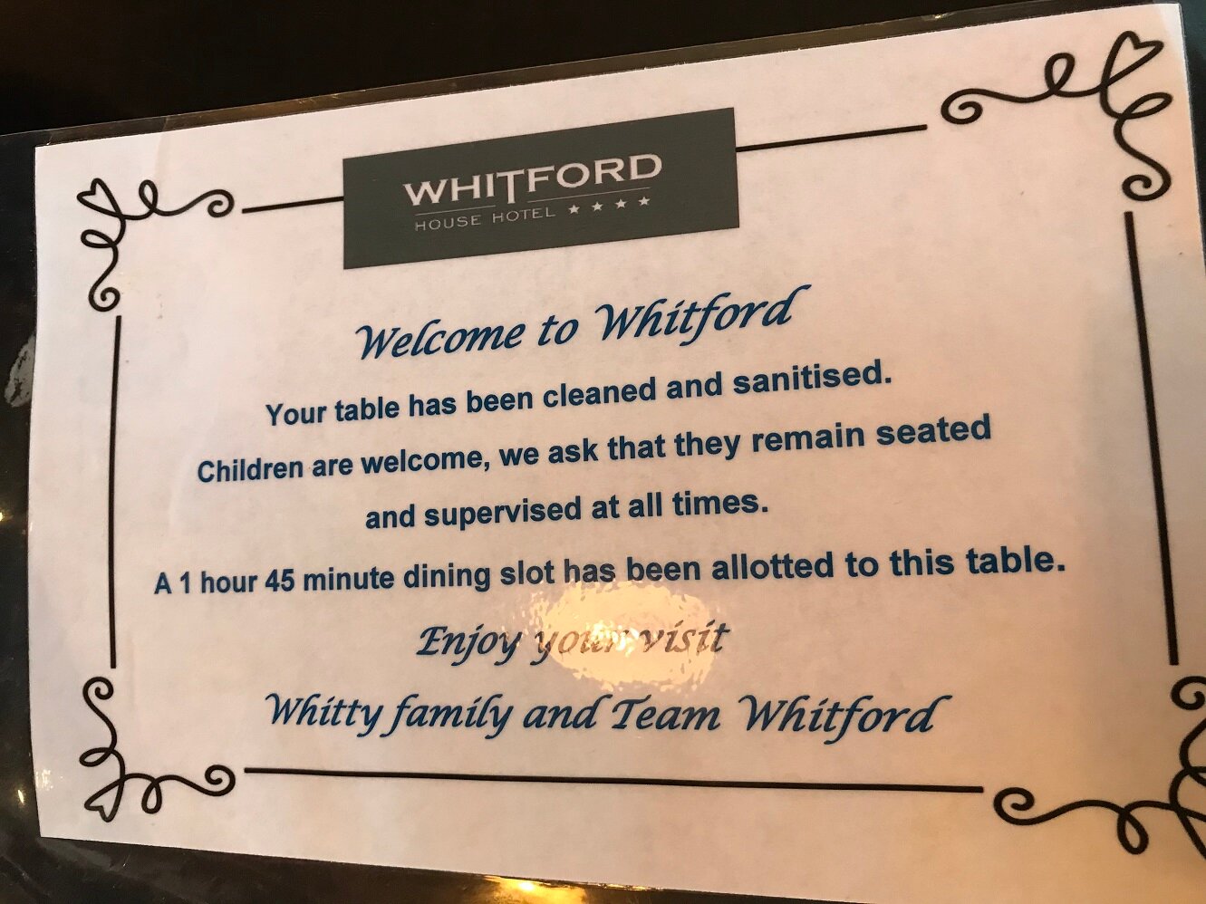 Whitford House Hotel-餐饮