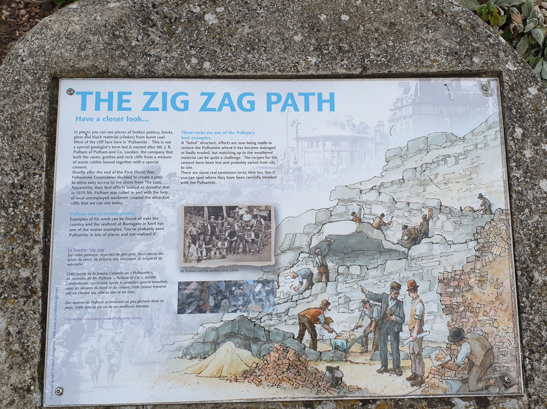 Zig Zag Path-福克斯通必去景点