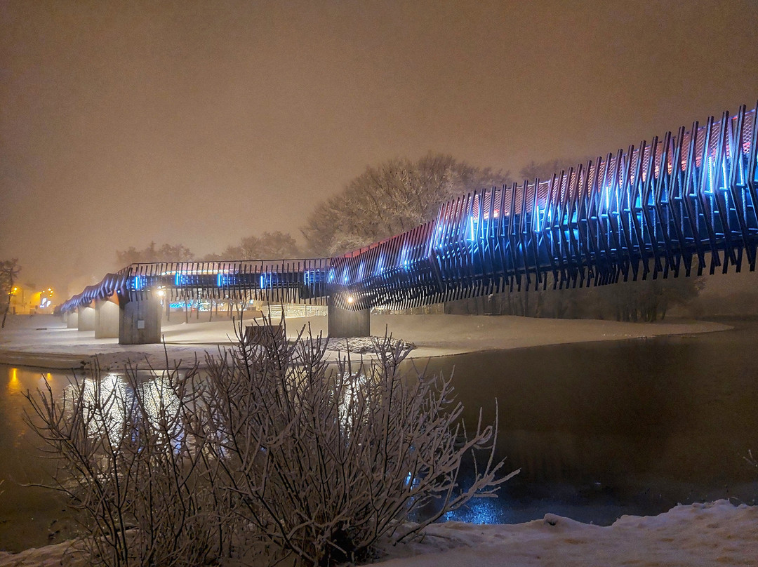 Pėsčiųjų tiltas per Ventos upę