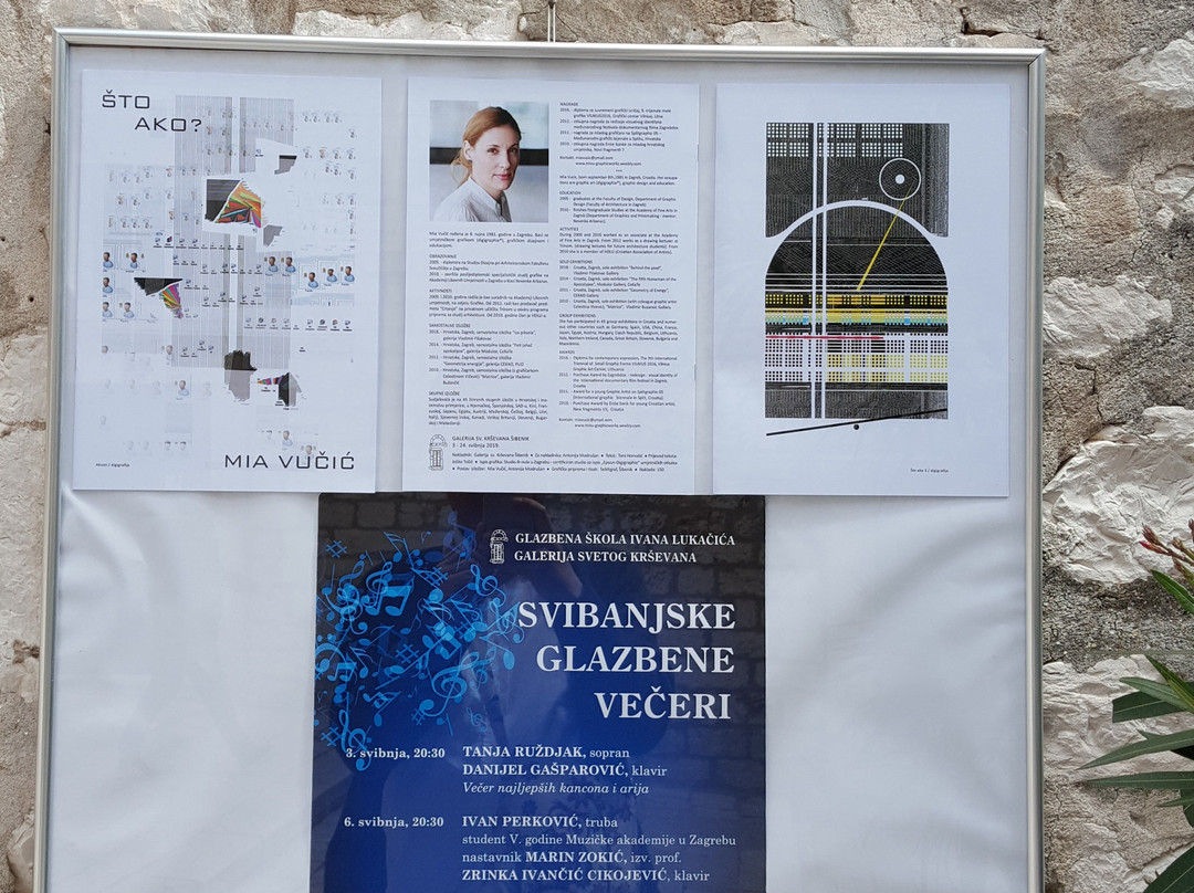 Galerija Svetog Krševana-希贝尼克必去景点