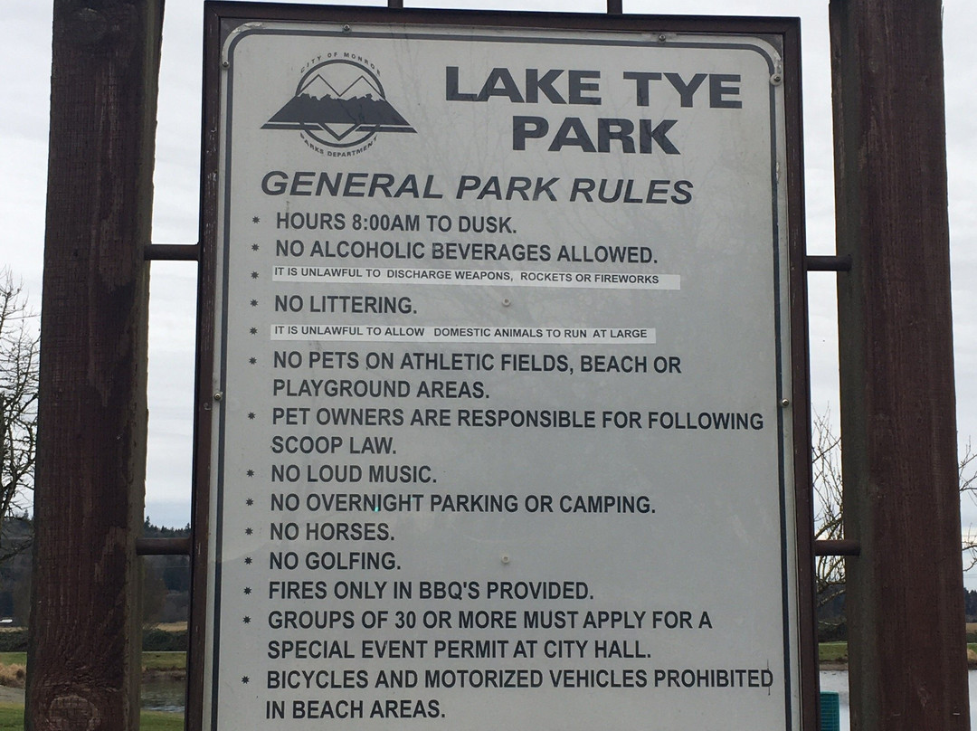 Lake Tye Park-Monroe必去景点