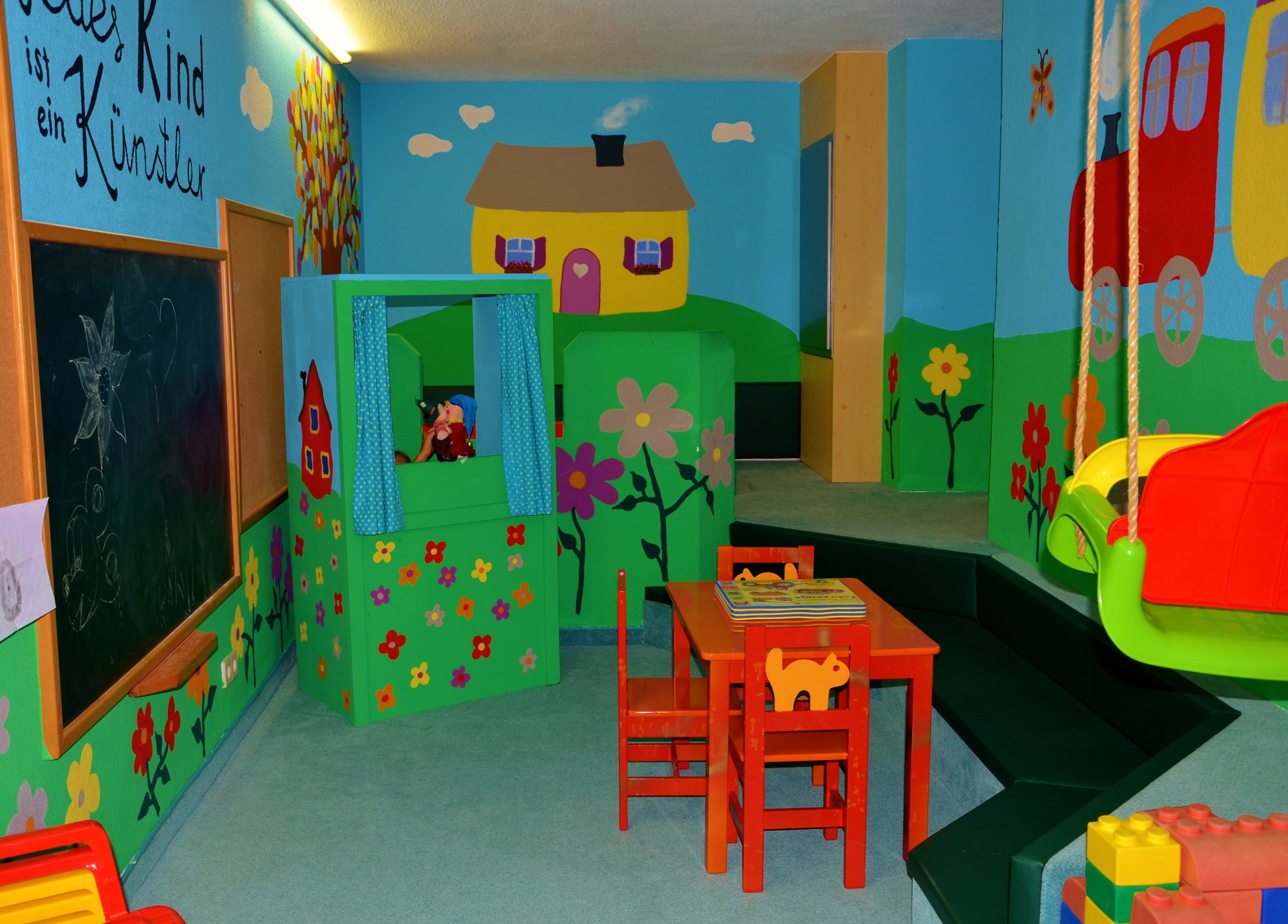 Chalet Tschallener Pension-家庭/游戏区