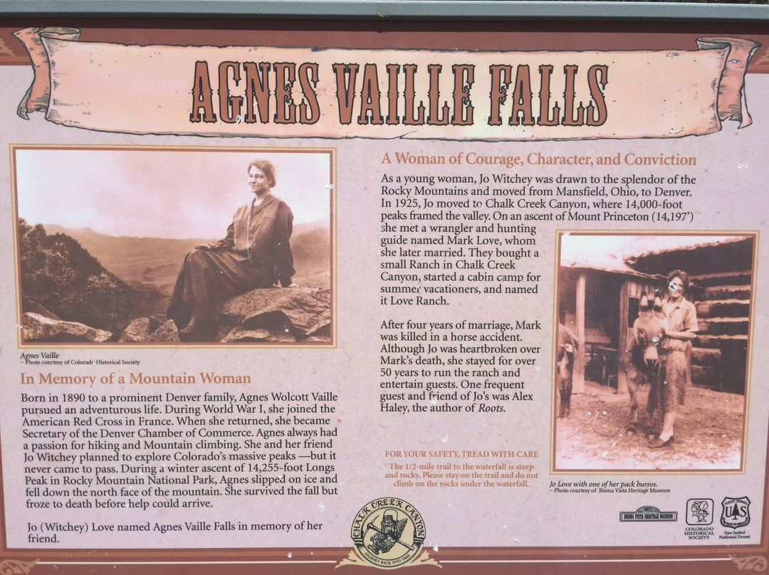 Agnes Vaille Falls-Nathrop必去景点