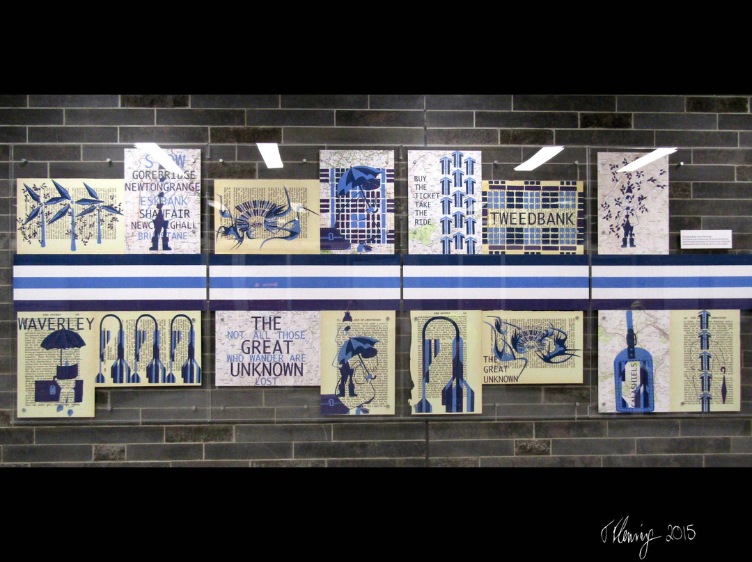 Waverley Line Artwork-Galashiels必去景点
