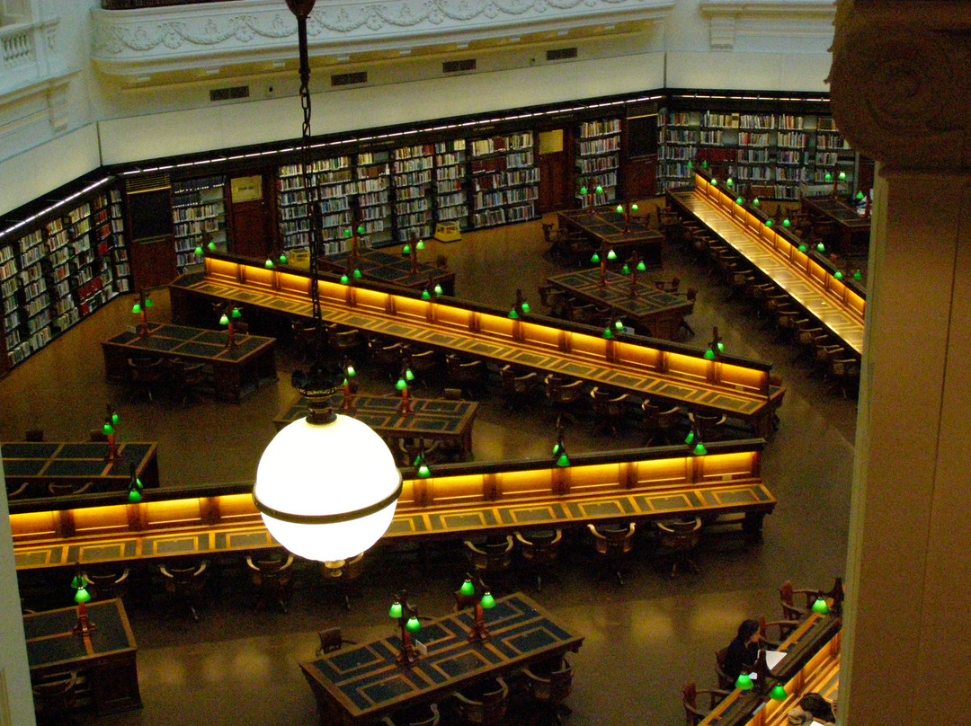 维多利亚州立图书馆-墨尔本必去景点