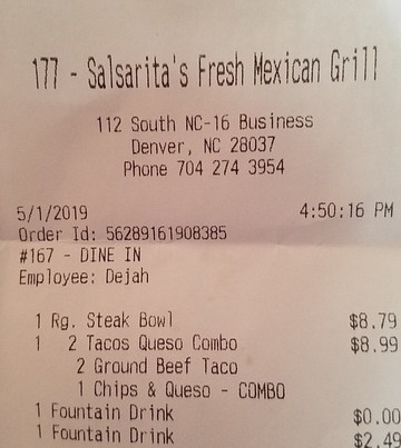 Salsarita's Fresh Mexican Grill