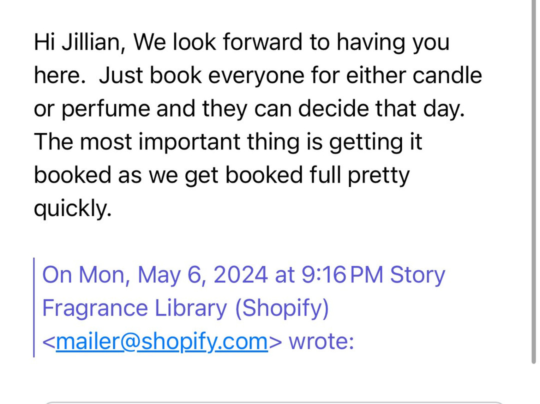 Story Fragrance Library Perfumery