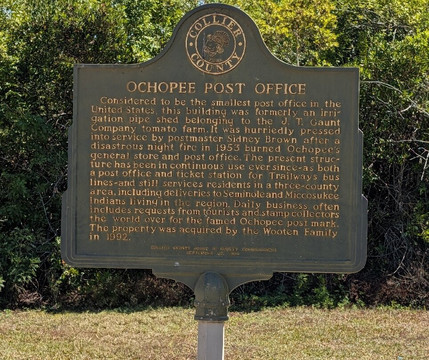 Ochopee Post Office-奥乔皮必去景点