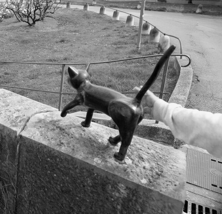 Statue « Le chat de Bertille »-多勒必去景点