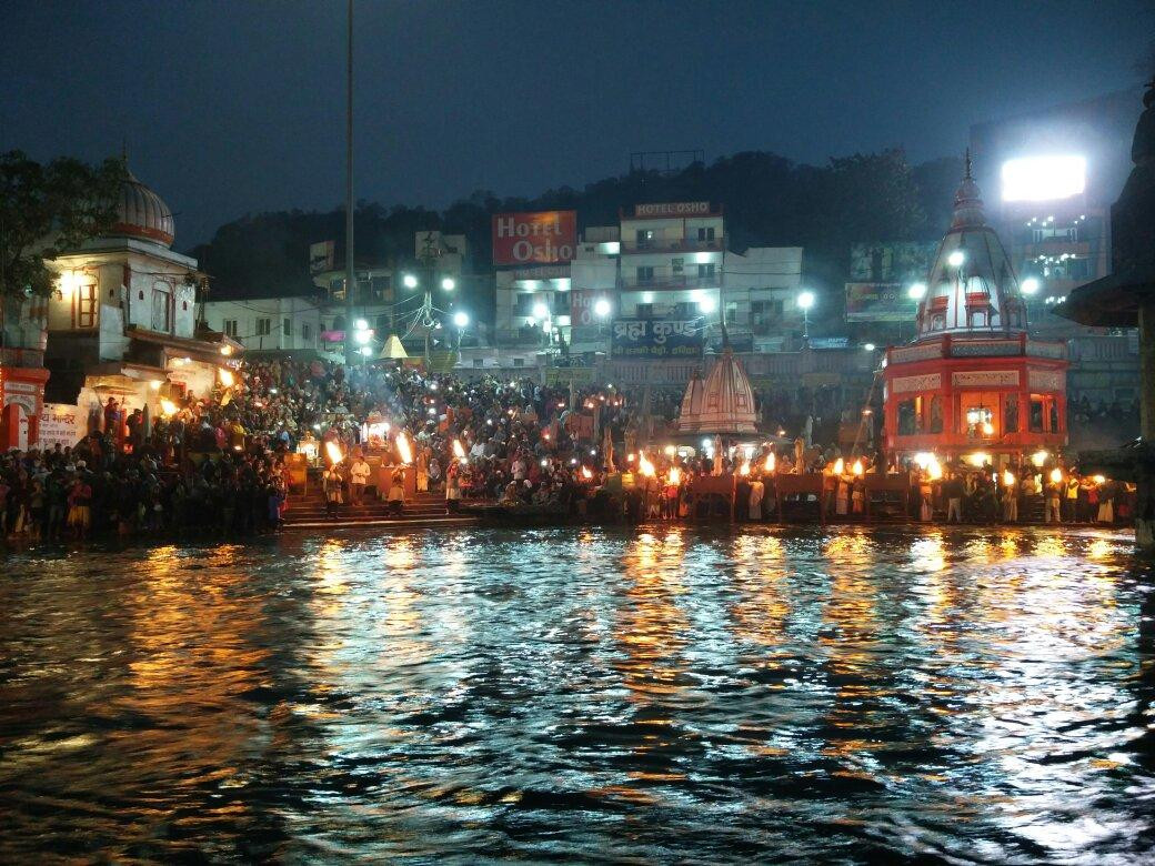 Ganga Aarti at Haridwar景点图片