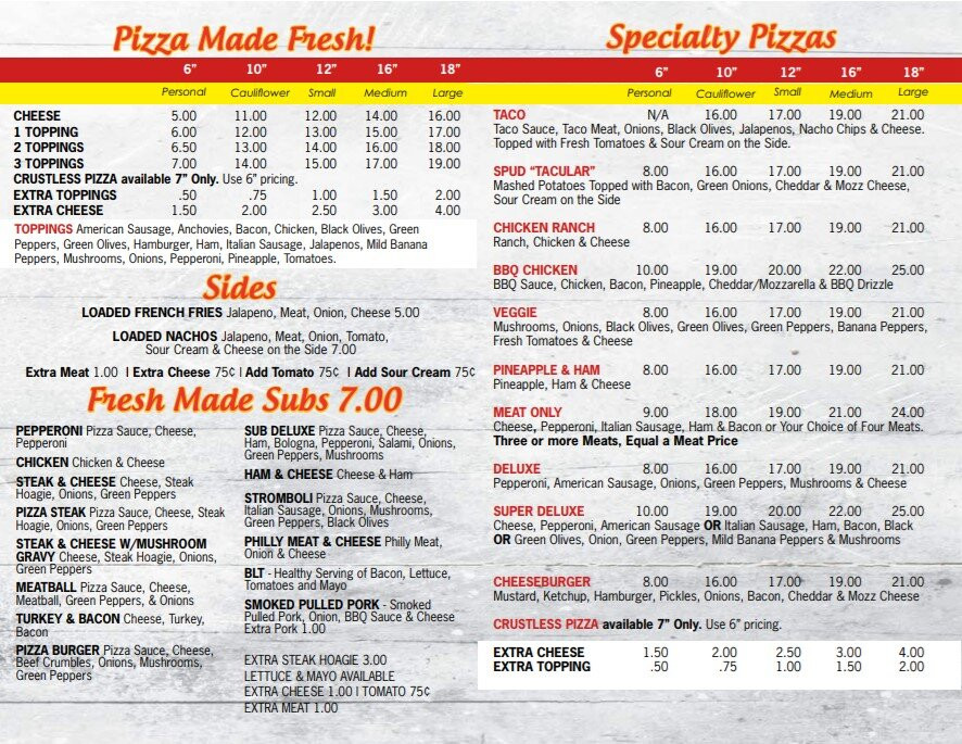 Teaford's Pizza & Subs