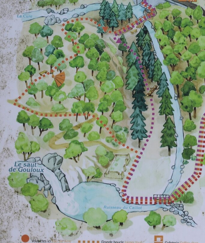 Confluence de la Cure et du Caillot