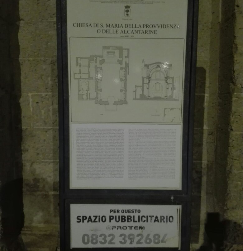 Chiesa di S. Maria Della Provvidenza o Delle Alcantarine-莱切必去景点