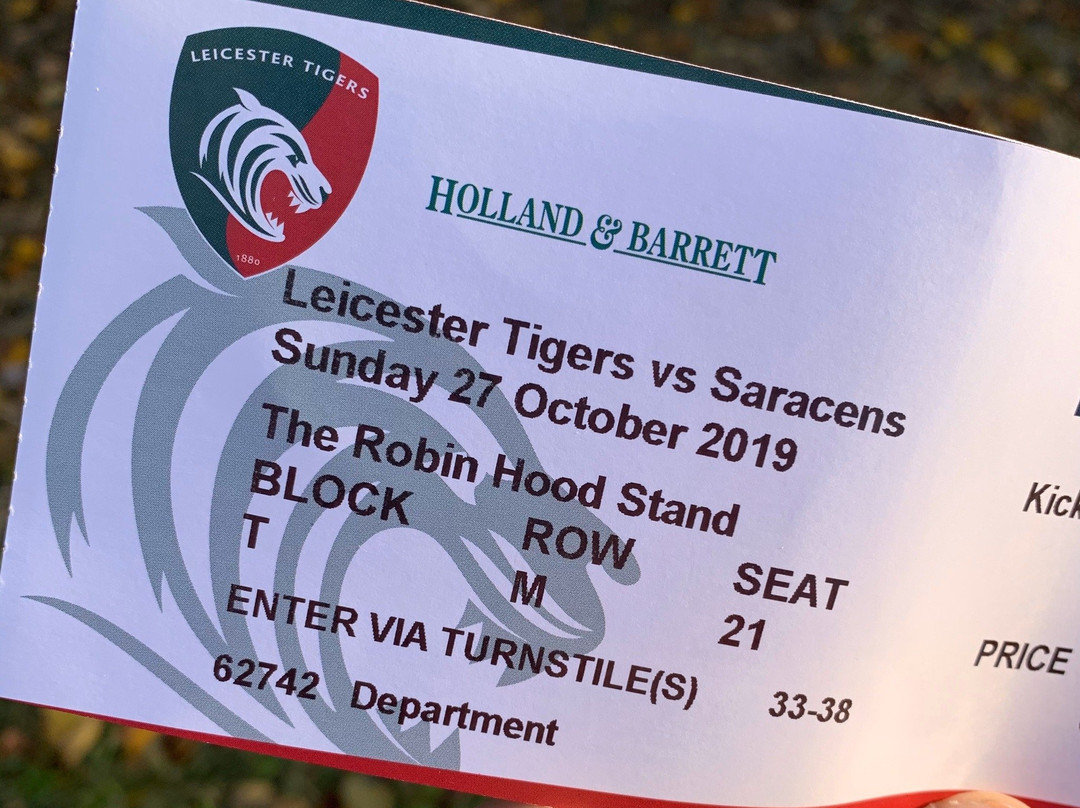 Welford Road Stadium景点图片