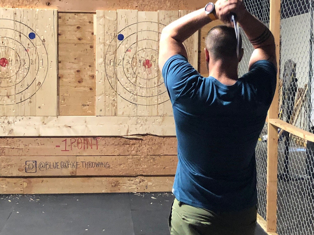 Blue Ox Axe Throwing-沃灵福德必去景点
